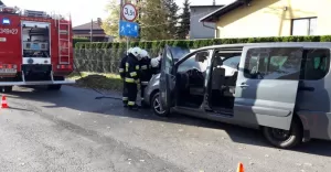 Samochód 31-latki zapalił się podczas jazdy. Urato