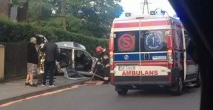 wypadek, ulica Startowa