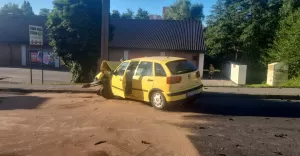 Wypadek na Cieszyńskiej - 22.06.2022