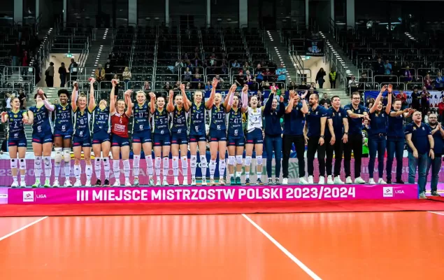 [FOTO] Bielskie siatkarki z medalem Mistrzostw Polski! Wygrały decydujące starcie w Łodzi