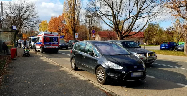 Potrącenie przy ul. Wyzwolenia - 2.11.2018