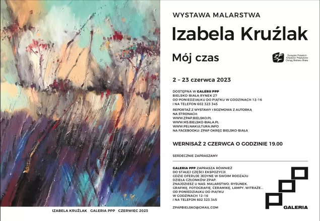 Czerwiec w Galerii PPP: wystawa malarstwa "Mój czas"