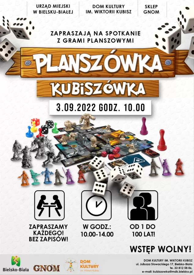 Kolejne spotkanie z grami planszowymi w Kubiszówce