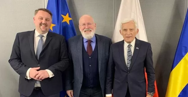 Frans Timmermans o unijnych milionach złotych dla Bielska-Białej
