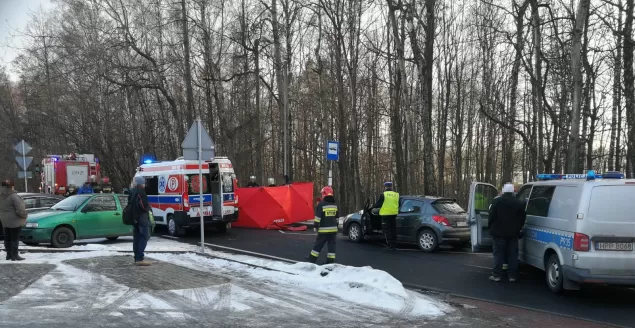 Śmiertelny wypadek na ul. Krzemionki - 30.01.2019