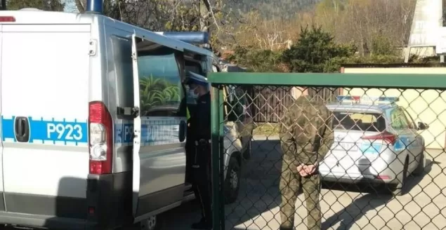 pijany mężczyzna, zatrzymanie, policja, wot