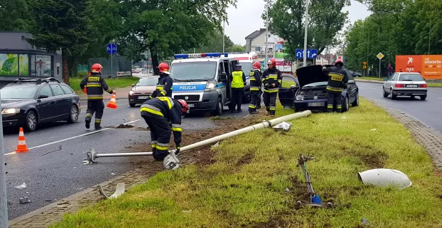 Kolizja na ulicy Partyzantów - 27.06.2018