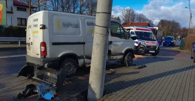 Kraksa na Bystrzańskiej - 12.02.2020