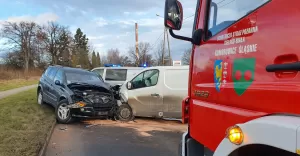 Kolizja na Katowickiej - 28.12.2020