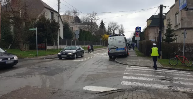 Potrącenie 8-letniej dziewczynki na skrzyżowanu Tu