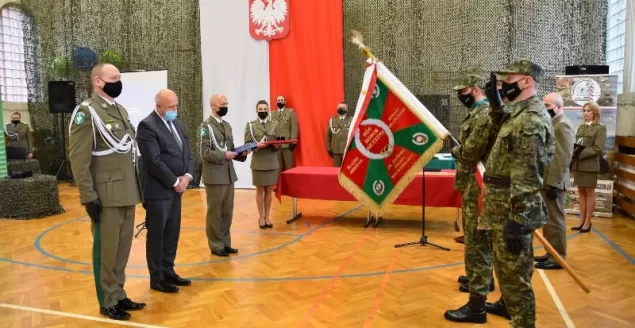 Bielski oddział Straży Granicznej z wyróżnieniem Sejmiku