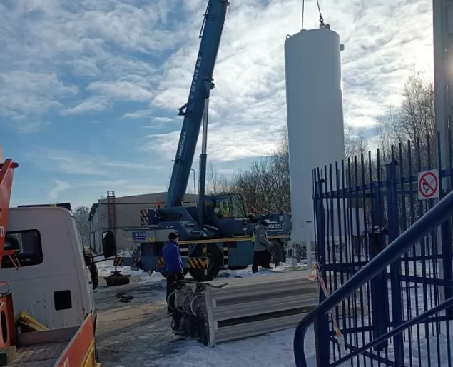 "Wojewódzki": nowy zbiornik na tlen pomoże chorym na COVID-19