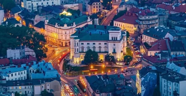 PocztowkazBielska,Bielsko,BielskoBiała,ZamekSułkowskich,Wieczór,Lipiec,Lato,LoveBB,fotodnia,inst