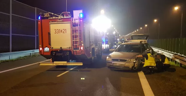 Wypadek śmiertelny na Węźle Rosta - 16.10.2017