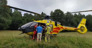 Wypadek paralotniarki w Szczyrku, interweniowało LPR