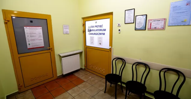 szpital pediatryczny, izba przyjęć, przychodnia