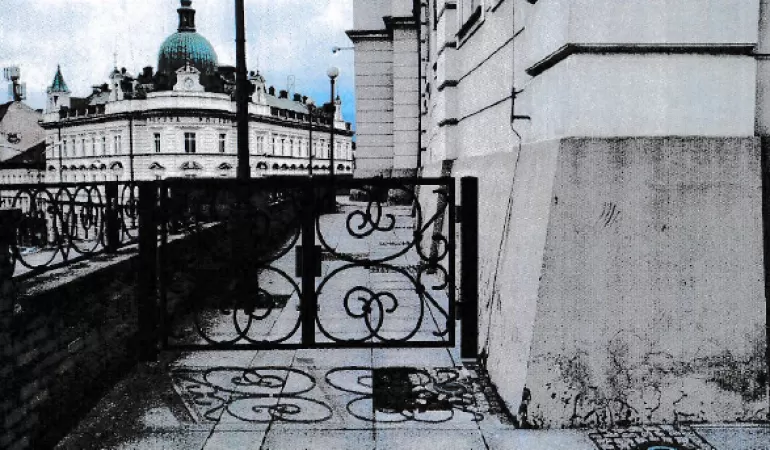 Kute bramki ogrodzą muzy Zamku Sułkowskich - wizualizacja