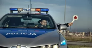 kontrola drogowa, policja