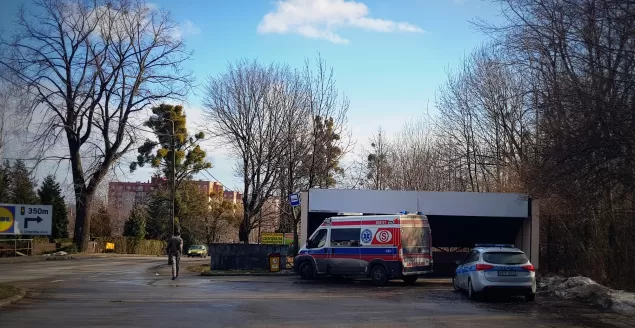 Zgon na przystanku przy ul. Cieszyńskiej