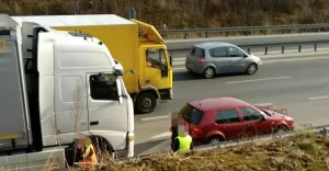kolizja, dk1, ciężarówka