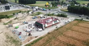 Trwa budowa restauracji McDonalds przy DK-1 w Czechowicach