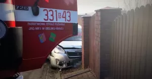 Wypadek w Pisarzowicach - 3.02.2018