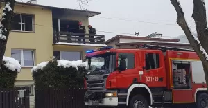 Pożar domu na ul. Źródlanej