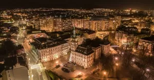 BielskoBiała,Ratusz,Centrum,Noc,DronePhotography,fotodnia,instagram