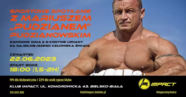 Słynny "Pudzian" przyjedzie do Bielska-Białej. Poprowadzi zajęcia
