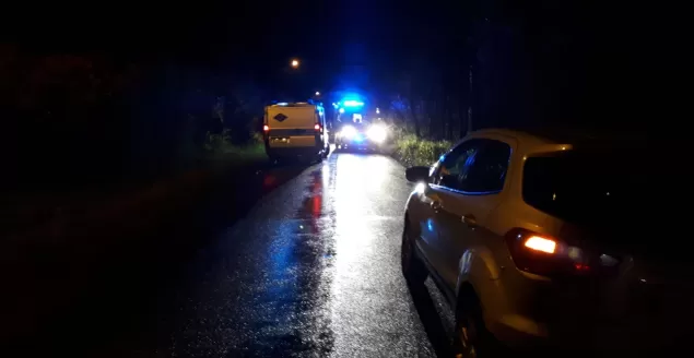 Potrącenie w Międzyrzeczu Dolnym - 25.10.2018