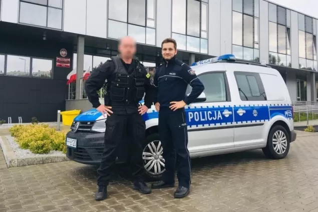Mundurowi z Bielska-Białej razem z funkcjonariusze