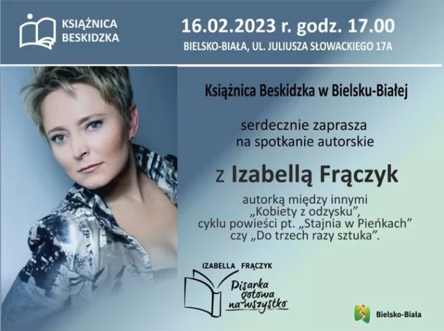 Spotkanie autorskie z Izabellą Frączyk