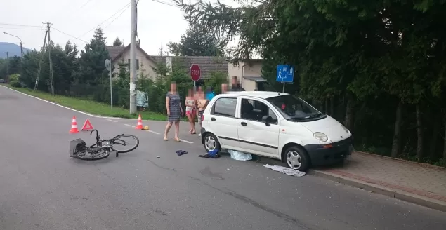 Wypadek w Jasienicy - 2.08.2017