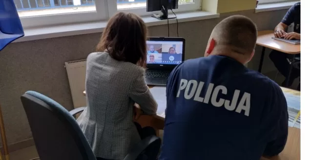 Rozmawiali o bezpieczeństwie dzieci podczas drogi do szkoły