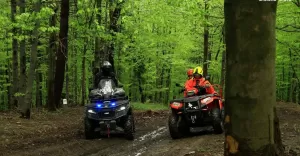 Bielscy policjanci w górach doskonalili technikę jazdy quadem - 30.05.2021
