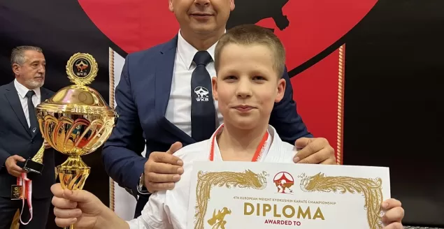Zawodnicy bielskiego klubu karate z tytułami Mistrzów Europy