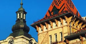 bielskobiala,biała,placwojskapolskiego,kamienica,kościół,wieża,kamienicapodżabami,ilovebb,fot