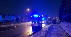 Potrącenie na ul. Żywieckiej - 5.02.2019