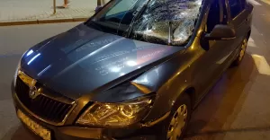 Potrącenie przy ulicy Partyzantów - 7.07.2018