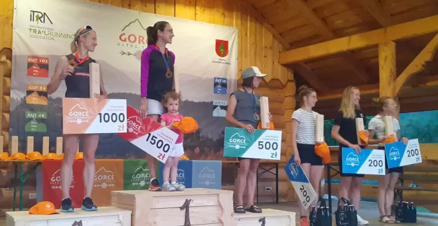 Anna Celińska na zawodach w Ochotnicy Dolnej