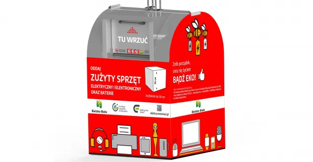 W Bielsku-Białej stanie 25 pojemników na elektroodpady