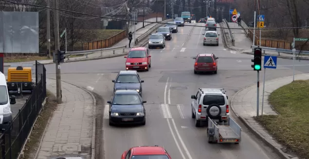 komorowice skrzyżowanie, most