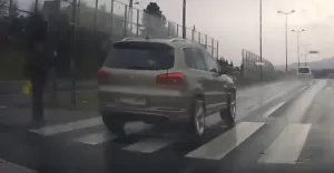 Andersa, przejście, pieszy, Volkswagen
