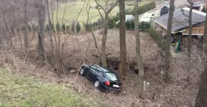 skoda w rowie