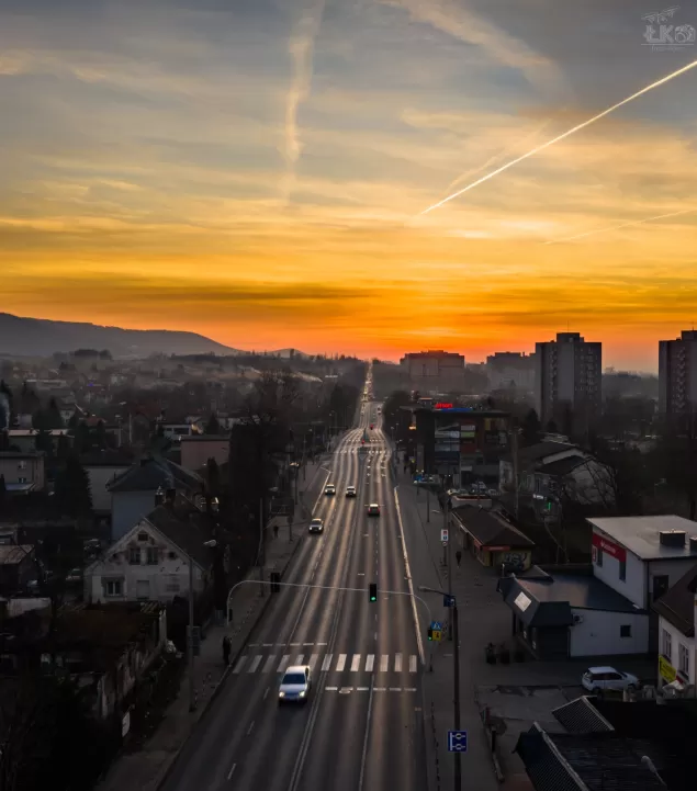 "Highway to hell" ulica Cieszyńska :)