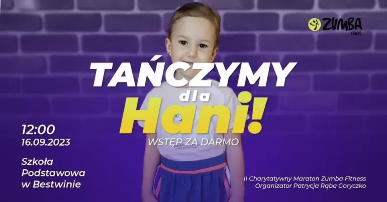 Przed nami 2.II Charytatywny Maraton Zumba Fitness. Zatańczą dla Hani