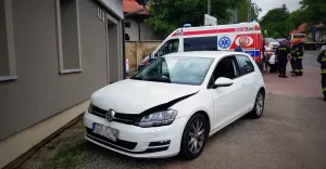Kolizja na ul. Wyzwolenia - 11.05.2018