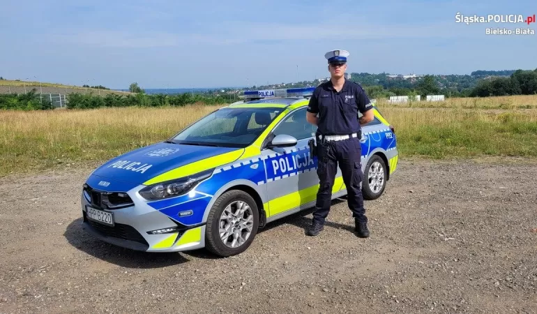 Bohaterska postawa policjanta. Dzięki jego szybkiej reakcji udało się uratować życie mężczyźnie