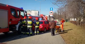 Egzamin na prawo jazdy przerwany kolizją na Partyz