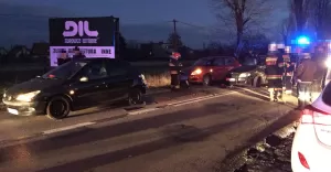 Wypadek w Buczkowicach - 27.11.2017